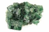 Fluorescent Green Fluorite On Quartz - Diana Maria Mine, England #243352-1